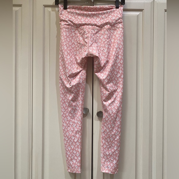 Dirty Blondes Pink Cactus Leggings - Picture 2 of 7